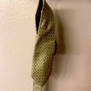 Boys green patterned chaps tie